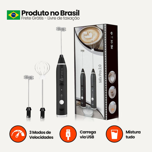 MixPro 2.0 — Misturador Portátil Recarregável